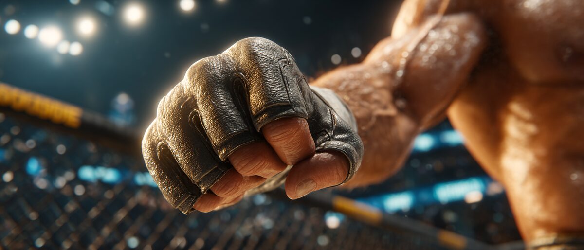 MMA fighers gloves - picture