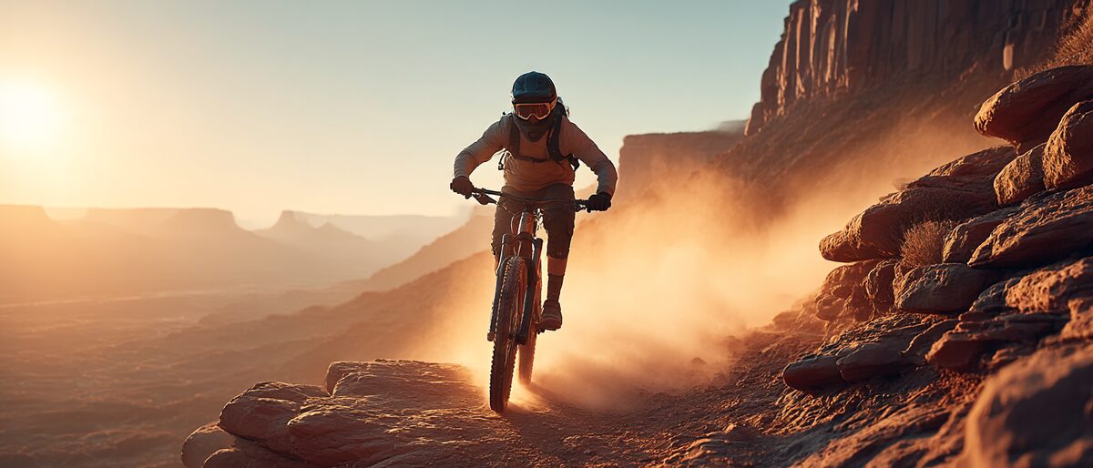 Suspension downhill mountain bike