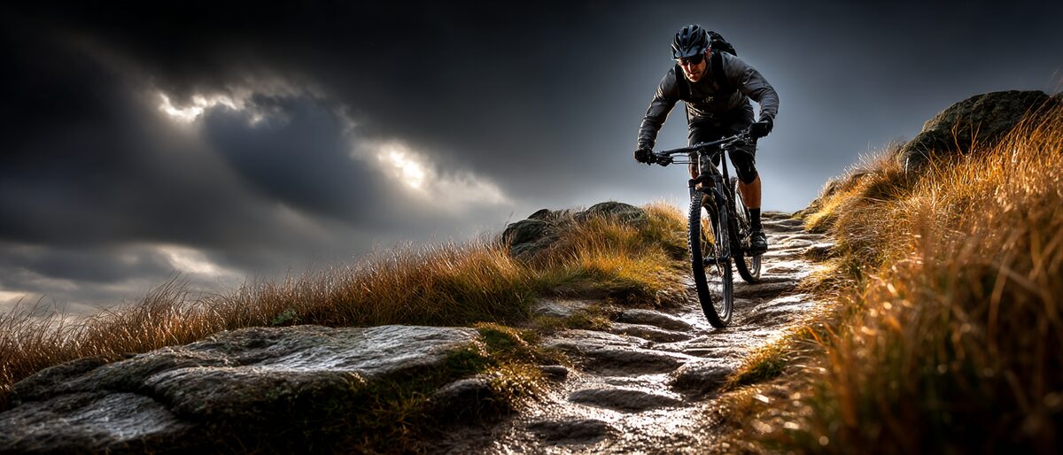 Hardtail technical rider mountain bike