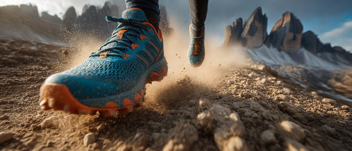 Action running shoes - picture