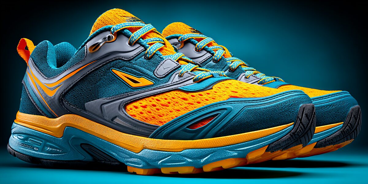 Online Shopping - picture of new product running shoe