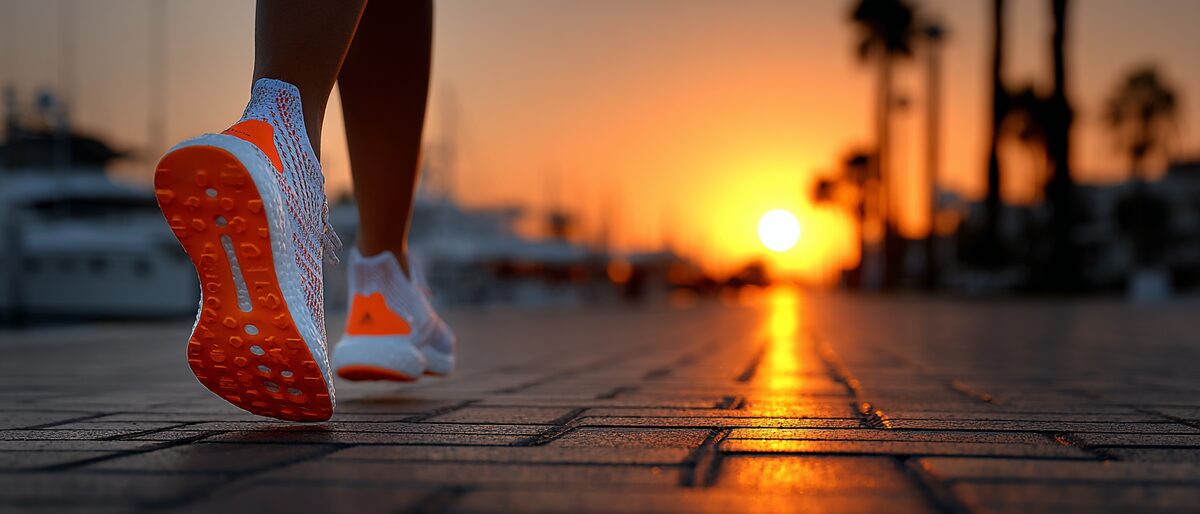 Running on the street - picture